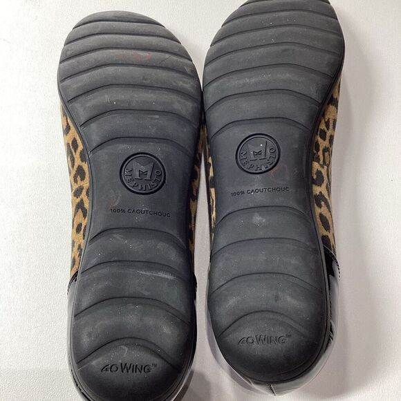 Mephisto Emilie Animal Print Ballet Flats Dark Brown Leather Comfort Size 11 - Picture 16 of 16